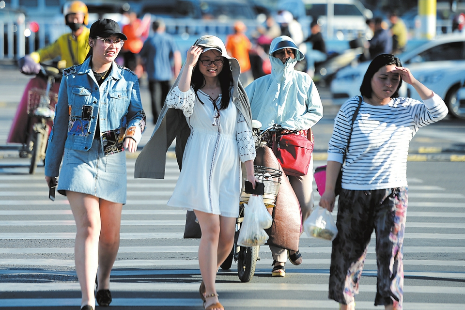 太热了!没法用标题形容了 济南昨日局地气温达到41.1℃