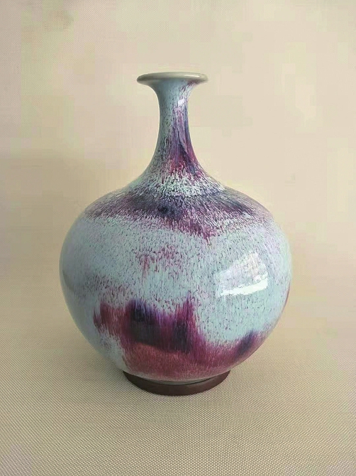 【聚焦济南艺博会】看薛绍许的钧瓷如何演绎流淌的色彩