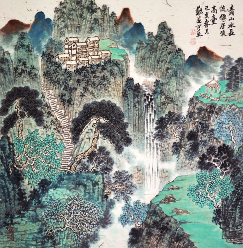 【聚焦济南艺博会】近百名书画名家创作千幅作品 喜迎新中国成立70周年 