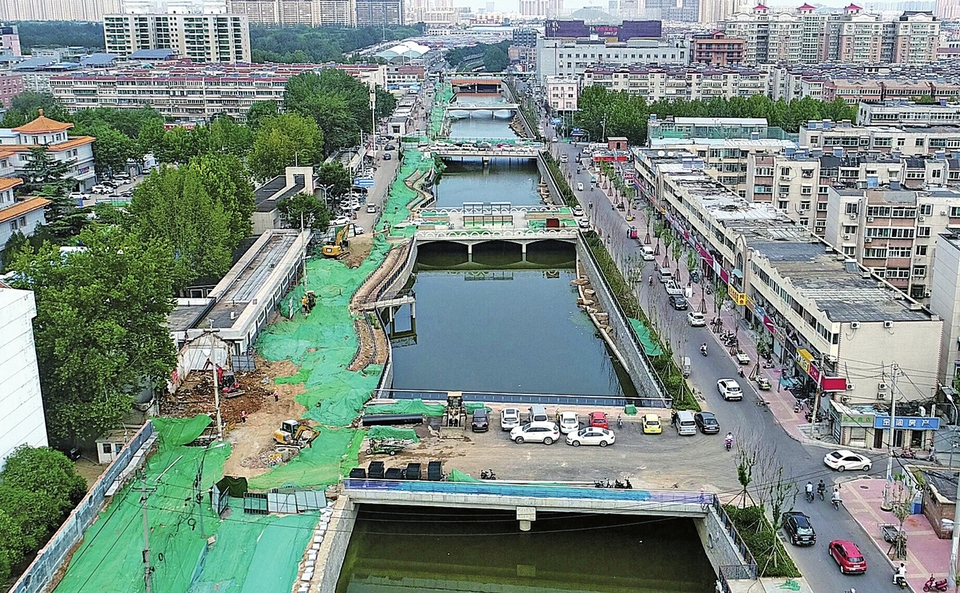 興濟河下游1.3公里架起9座橋 堪稱最密跨河橋