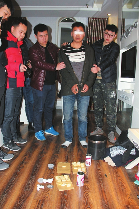 济南破获跨国人体藏毒贩毒案 警方抓获5名嫌疑人缴300余克海洛因