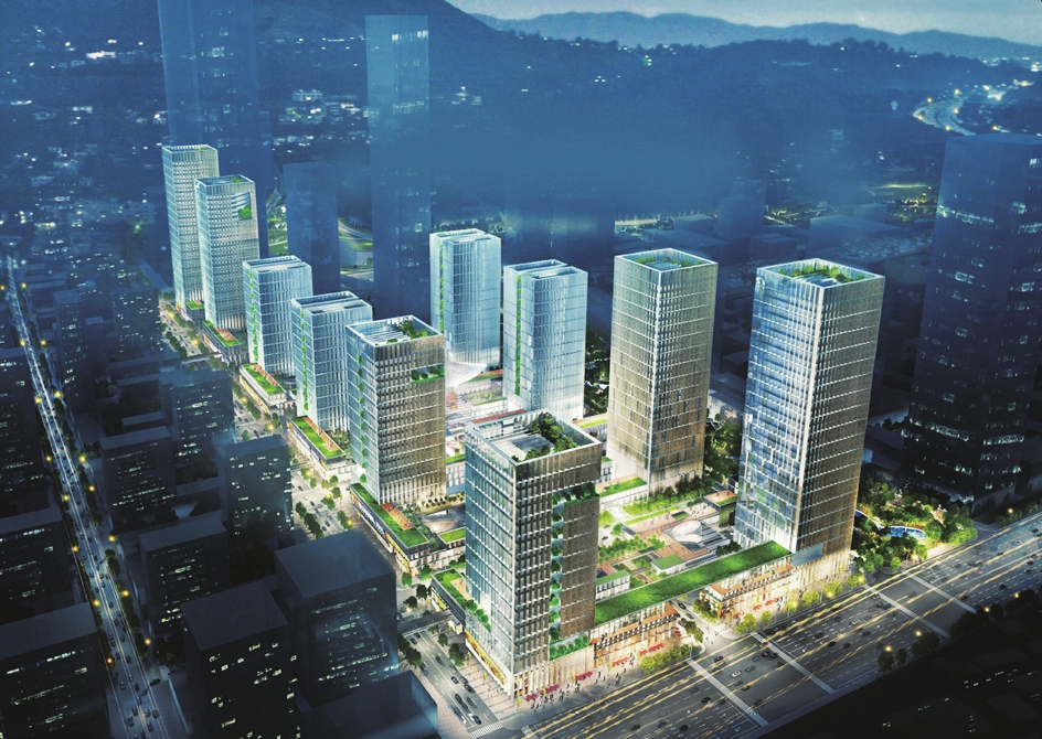 济南人力资源“猎场”来了！ 国际金融城又一核心园区正式封顶