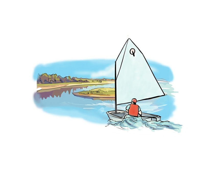 在雪野湖体验帆船 不用去海边 家门口就能实现“航海梦”